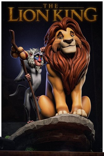 Action figure disney the - action, lion